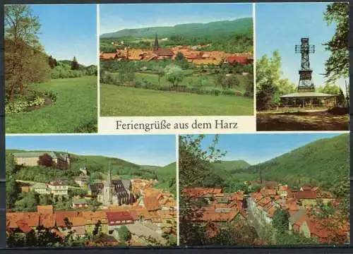 (03022) Feriengrüße aus dem Harz / Mehrbildkarte - n. gel. - Bild und Heimat