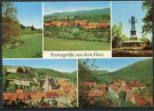 (3022) Feriengrüße aus dem Harz / Mehrbildkarte - n. gel. - Bild und Heimat