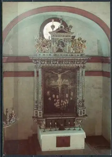 (2955) Schloss Augustusburg / Schloßkapelle, Altar - n. gel. - DDR  Bild und Heimat