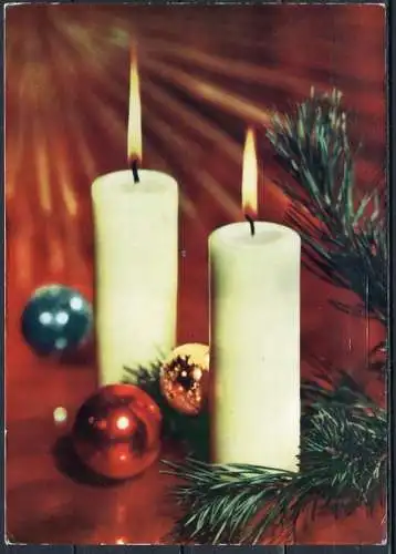 (2945) Frohe Weihnachten und ein glückliches Neues Jahr - gel. 1971 - DDR