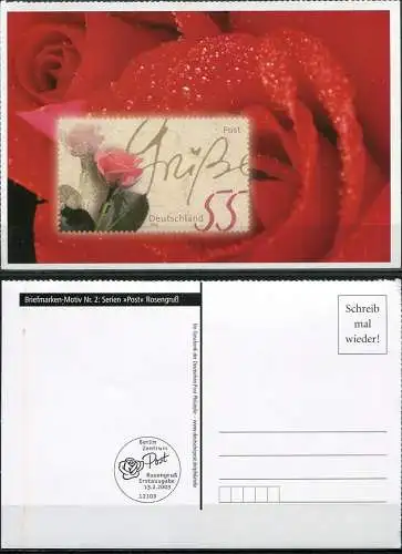 (**2924) Briefmarken Motiv 1-12 v. 2003 - n. gel.  - Ein Geschenk der Deutschen Post Philatelie