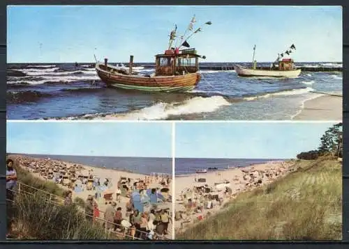 (2919) Grüße von der Ostsee / Mehrbildkarte - gel. 1981 - Bild und Heimat