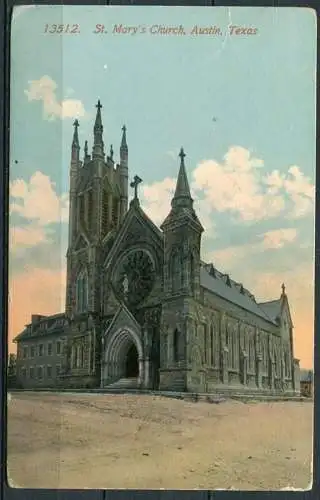 (2872) St. Mary's Church - ca. 1920? - n. gel. - Nr. 13512 - Pub. by The Acmegraph Co., Chicago