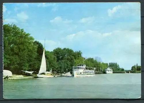 (2852) Siófok (deutsch hist: Fock) / Hafen - gel. - Nr. VIII. -190/711  Bildkunstverlag Budapest