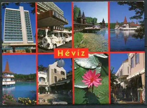 (2849) Hévíz (deutsch: Heuwies) / Mehrbildkarte - gel. 2000 - Lizzy Card  Nr. 5 997416 501496