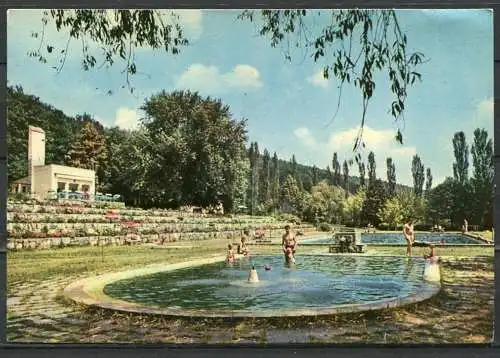 (2832) Parádfürdö / Strandbad - gel. - Nr. V.-79/641  Bildkunstverlag Budapest
