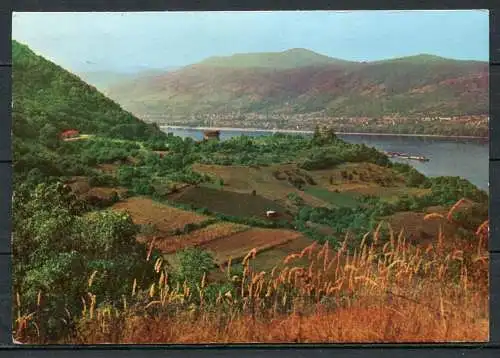 (2827) Donauknie bei Vác (deutsch: Waitzen) - gel. 1971 - Nr. II.-59/711   Bildkunstverlag Budapest