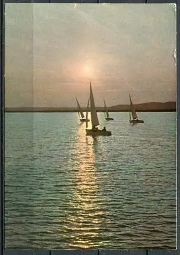 (2822) Gruss vom Velencer See - gel. - Nr. XVII.-1/652.  Bildkunstverl. Budapest