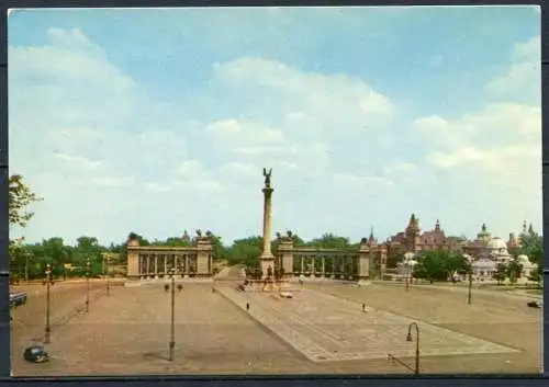(2809) Budapest / Millenium-Denkmal / Heldenplatz - n. gel. - Nr. 258/621.  Bildkunstverlag Budapest
