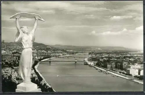 (2803) Budapest / Freiheitsstatur auf dem Gellértberg - n. gel. - Nr. I. 239-602  Bildkunstverlag Budapest