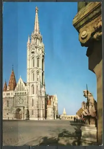 (2776) Budapest / Mathiaskirche - gel. - Nr. I.-670/682-N  Bildkunstverlag  Budapest