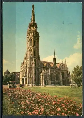(2775) Budapest / Mathiaskirche - gel. - Nr. I.-307/651  Bildkunstverlag  Budapest