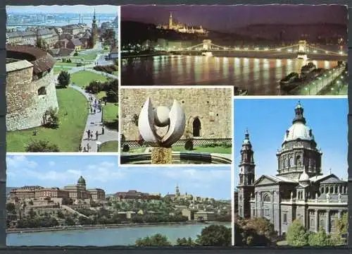 (2771) Budapest / Mehrbildkarte - n. gel. - Ny. NT -664/751  Bildkunstverlag Budapest