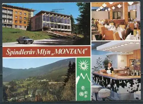 (2737) CSSR / Spindleruv Mlyn - Spindlermühle / Interhotel "Montana" - gel. - Verlag Pressfoto Praha