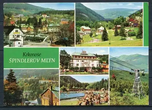 (2736) CSSR / Krkonose - Spindleruv Mlyn / Riesengeb. - Spindlermühle / Mehrbildkarte - gel.