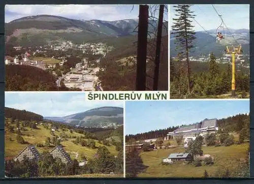 (2734) CSSR / Spindleruv Mlyn - Spindlermühle / Mehrbildkarte - gel. - Verlag Pressfoto Praha