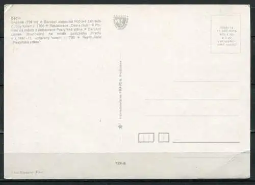 (2689) CSSR / Decin (deutsch: Tetschen) / Mehrbildkarte m. Wappen - n. gel.