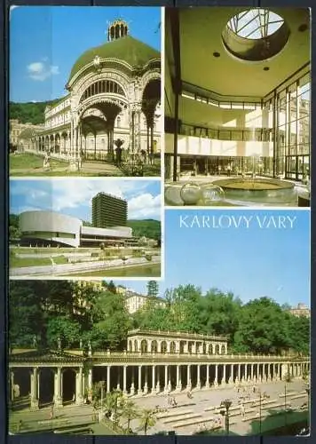 (2675) CSSR / Karlovy Vary (deutsch: Karlsbad) / Mehrbildkarte - n. gel.