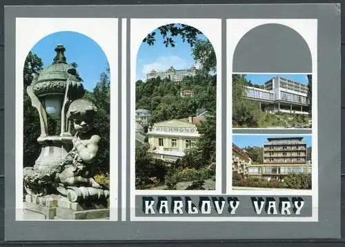 (2673) CSSR / Karlovy Vary (deutsch: Karlsbad) / Mehrbildkarte - n. gel. - Nr. 4004/482 Verlag PRAVDA, Bratislava