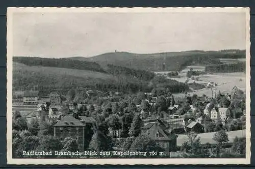 (2664) Radiumbad Brambach / Blick zum Kapellenberg 760 m - gel. 1942 - Nr. 12043