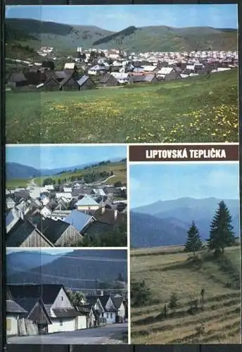 (2639) Niedere Tatra / Liptovská Teplicka (deutsch: Zeplitschke) / Mehrbildkarte - gel.