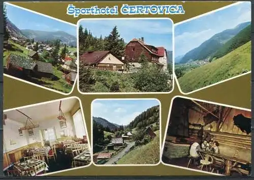 (2634) CSSR / Niedere Tatra / Vysná Boca / Sporthotel Certovica / Mehrbildkarte - gel. - Verlag Pressfoto Braticlava