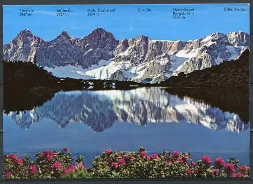 (2530) Dachsteinsüdwände von den Tauern aus gesehen (Gasselsee), Steirisches Ennstal - gel. - Nr. 3123