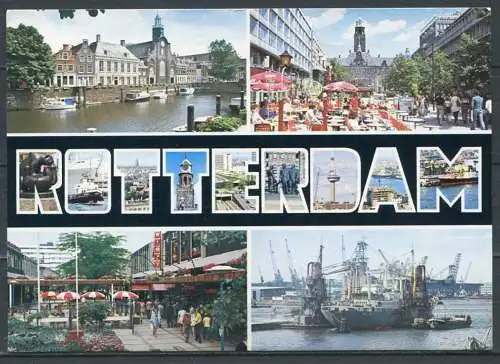 (2499) Rotterdam / Mehrbildkarte - gel. 1991 - gebr. spanjersberg, rotterdam - antwerpen