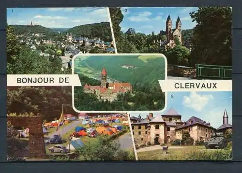 (2492) Clervaux / Mehrbildkarte - gel. 1972 - No. 539  Messageries Paul Kraus, Luxembourg G. D.