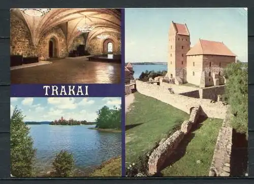 (2488) Wasserburg Trakai / Mehrbildkarte - n. gel. - Verl. "Mintis", 1981, 0.05      17370p