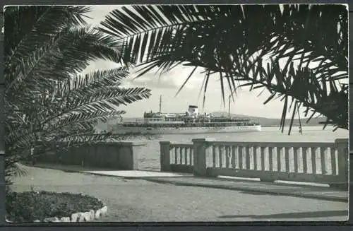 (2482) Jugoslawien / Crikvenica / Meerblick m. Schiff - gel. 1960