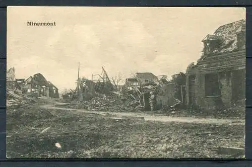(2450) Miraumont / 1. Weltkrieg - beschrieben 1917 - Kunstverl. P. Maas Sohn, Metz, No. 724