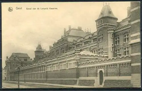 (2425) Gent / Fassade der Leopoldkaserne - beschrieben - NELS  De Wolf, Gent