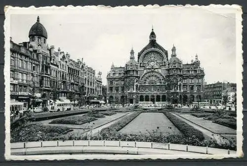 (2417) Antwerpen / Astridplatz und Hauptbahnhof - gel. - photothill   NELS   Ern. Thill, Bruxelles, no 215
