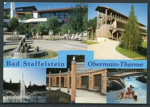 (**2386) Bad Staffelstein / Obermain-Therme - gel. - S97  Fotostudio Bornschlegel, B. Staffelst.  / Großformat