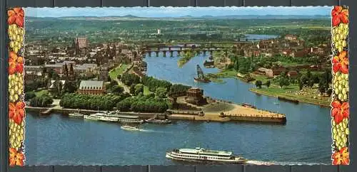 (**2381) Koblenz / Deutsches Eck - n. gel. - KOC 9   Hubert Knappe, Düsseldorf / Langformat