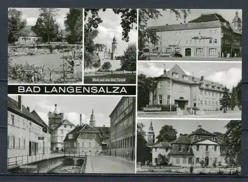 (2365) Bad Langensalza / Mehrbildkarte s/w - n. gel. - DDR - Bild und Heimat