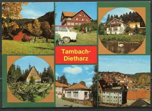 (2364) Tambach-Dietharz / Mehrbildkarte - gel. 1987 - DDR - Bild und Heimat