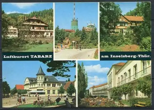 (2349) Luftkurort Tabarz am Inselsberg / Mehrbildkarte - gel. - DDR - S1/72   09 09 1409   Auslese-Bild-Verlag
