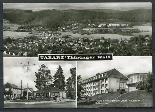(2347) Tabarz / Mehrbildkarte s/w - n. gel. - DDR - S 1/73   09 09 05 256   Auslese-Bild-Verlag