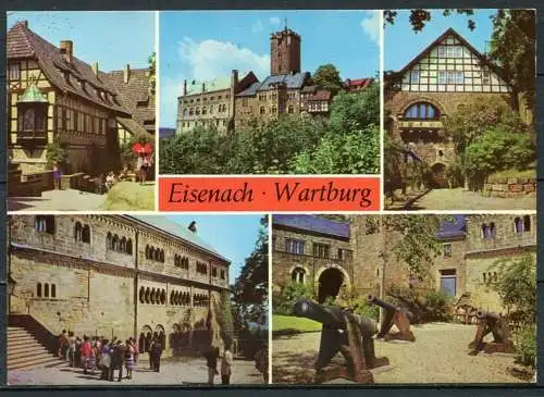 (2334) Eisenach - Wartburg / Mehrbildkarte - gel. 1986 - DDR - Bild und Heimat