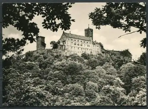 (2332) Die Wartburg / Blick auf die Ostseite der Burg - gel. 1962 - DDR - 2687