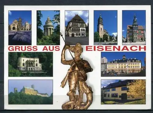 (2329) Gruss aus Eisenach / Mehrbildkarte - gel. - E 10   Nestler Top Cards, Eisenach