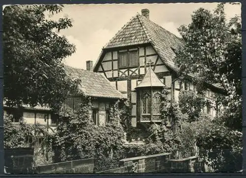 (2326) Die Wartburg / Die Vogtei von Süden her gesehen mit dem Nürnberger Erker - gel. - DDR