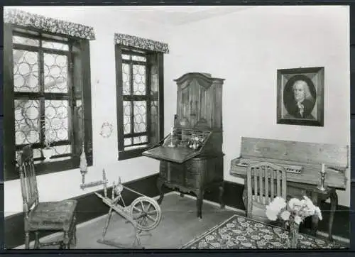 (2323) Bachhaus Eisenach / Wohnzimmer um 1700 - gel. - DDR - Bild und Heimat