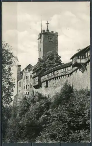 (2322) Eisenach / Wartburg / Bergfried - gel. - DDR - R 4/60   Verl. Carl Jagemann, Eisenach