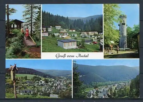 (2291) Gruß vom Ilmtal / Mehrbildkarte - n. gel. - DDR - S 1/84   09 11 1208   Auslese-Bild-Verlag