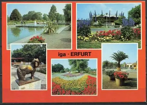 (2286) iga Erfurt / Mehrbildkarte - n. gel. - DDR - Bild und Heimat