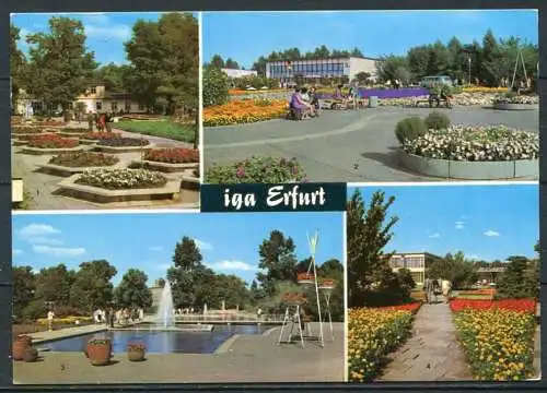 (2279) iga Erfurt / Mehrbildkarte - n. gel. - DDR - S1/85   09 09 2303   Auslese-Bild-Verlag