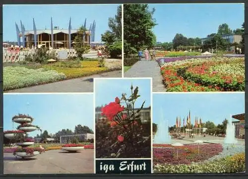 (2278) iga Erfurt / Mehrbildkarte - n. gel. - DDR - S1/84   09 09 2322   Auslese-Bild-Verlag